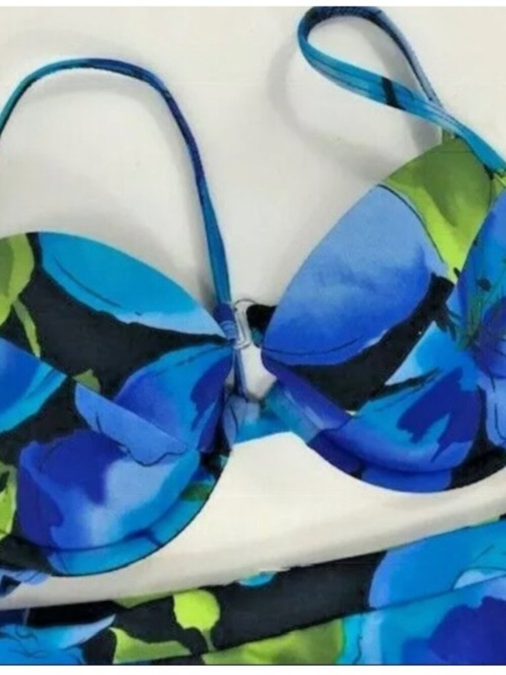 Spiegel Long Rise | UNDERWIRE | Bikini, Floral | M | WELL MADE, adjustable, EUC - Picture 4 of 6